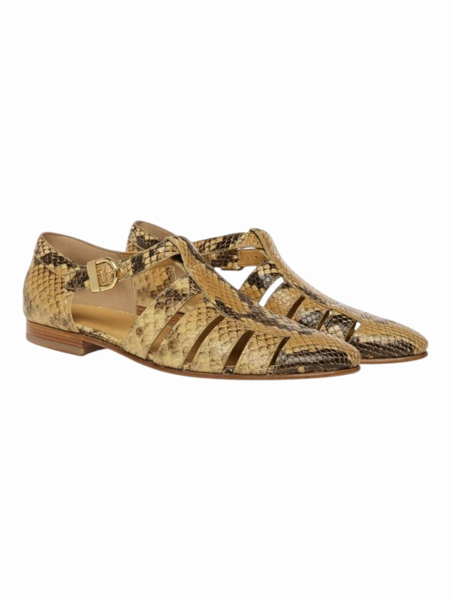 Bally Gabry 6304337 Men's Animal Print Leather Sandals