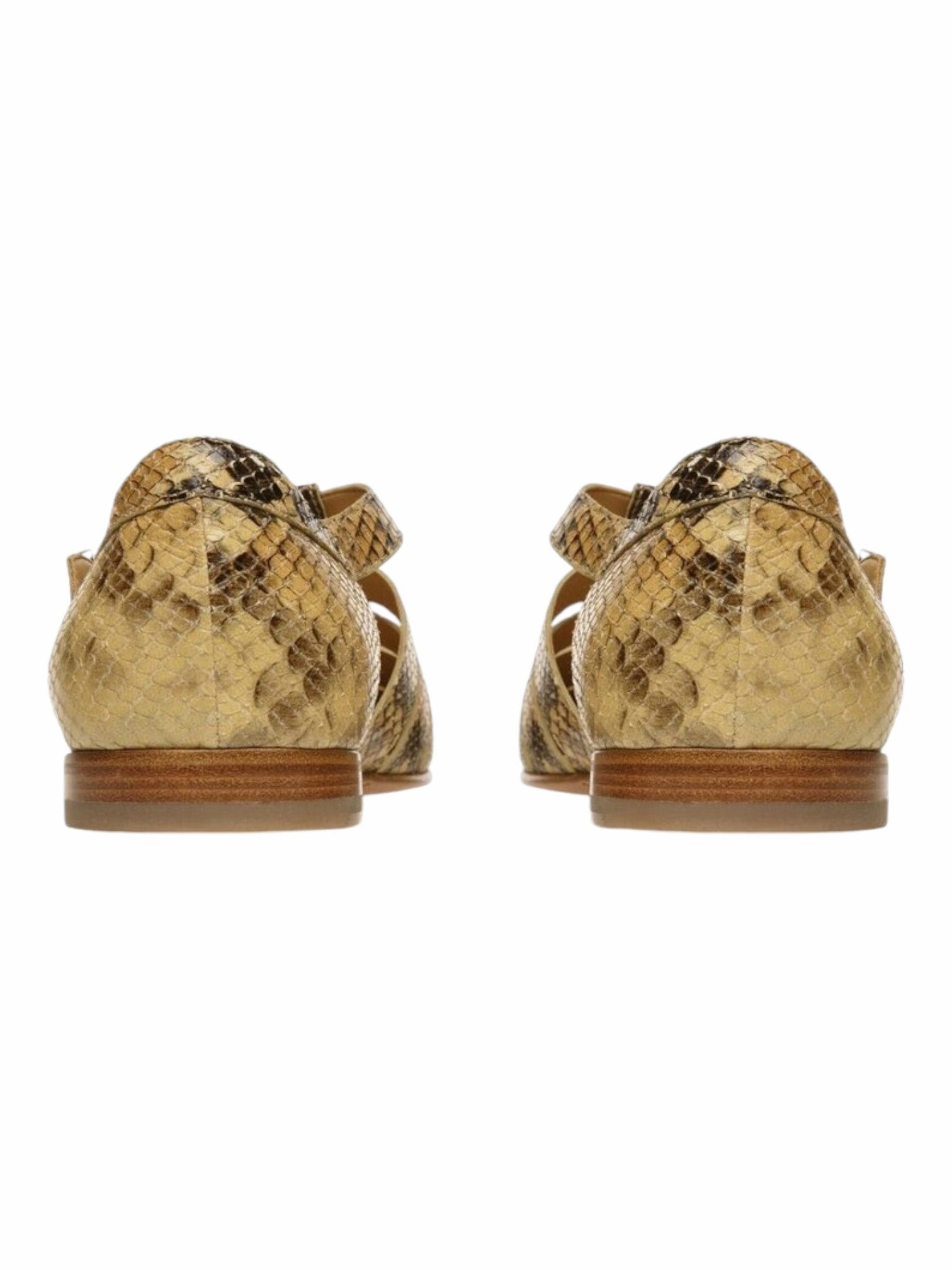 Bally Gabry 6304337 Men's Animal Print Leather Sandals