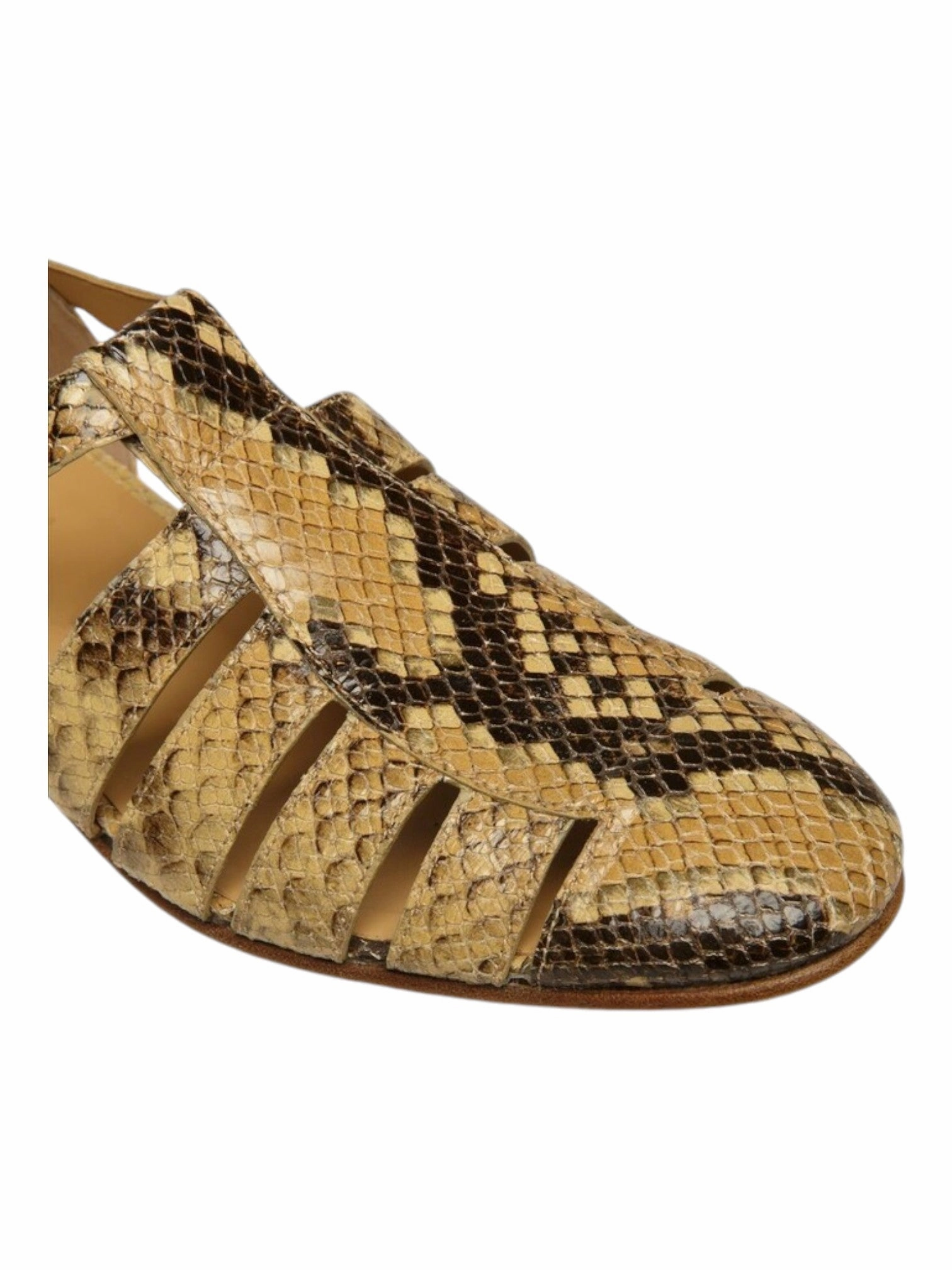 Bally Gabry 6304337 Men's Animal Print Leather Sandals
