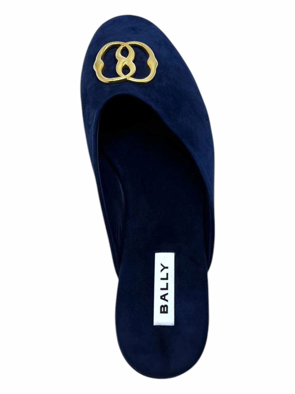 Bally Gylon 6303993 Men's Marine Suede Leather Slippers