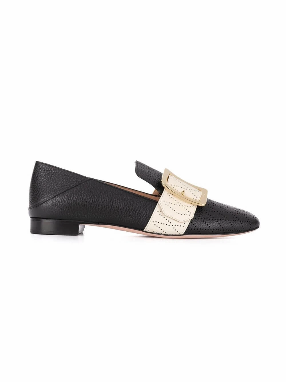 Bally Janelle 6225882 Ladies Black Calf Leather Slippers Cozy Womens Slippers discount