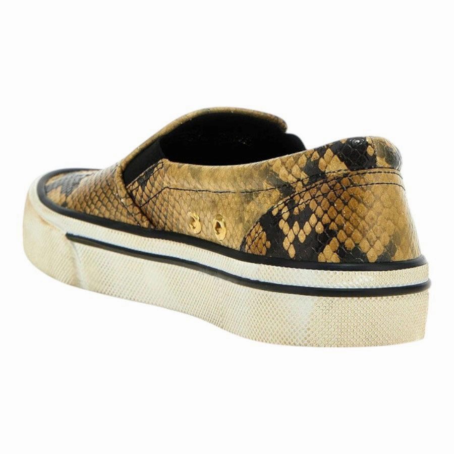 Bally Leory 6304242 Women's Snakeskin-Effect Leather Sneakers