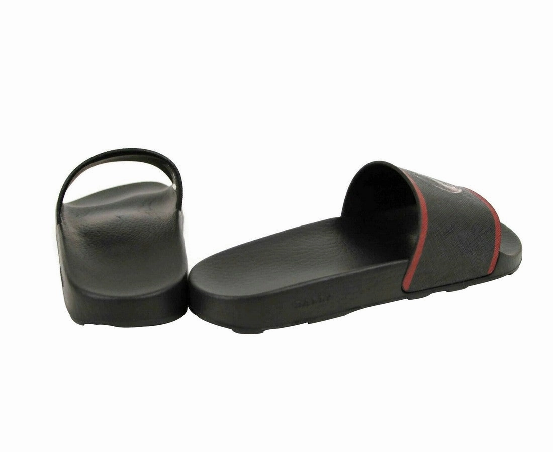 Bally Men's Rubber With Logo And  Edge Slide Sandals