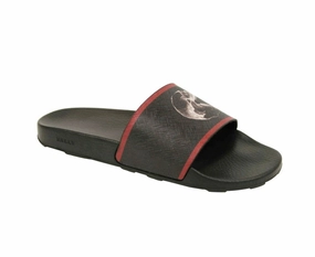 Bally Men's Rubber With Logo And  Edge Slide Sandals Discount Mens Beach Sandals