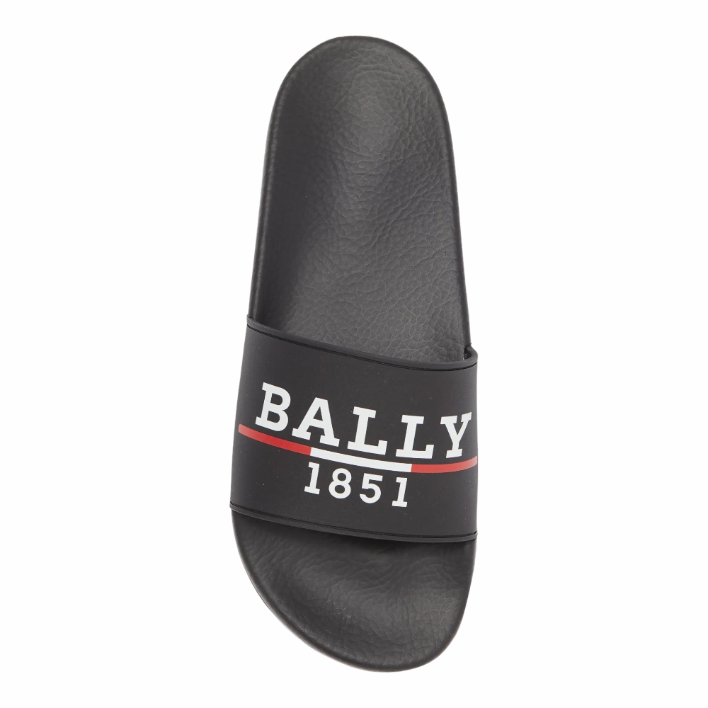 Bally Samuel Men's 6238702 Black Rubber Pool Slide Sandals