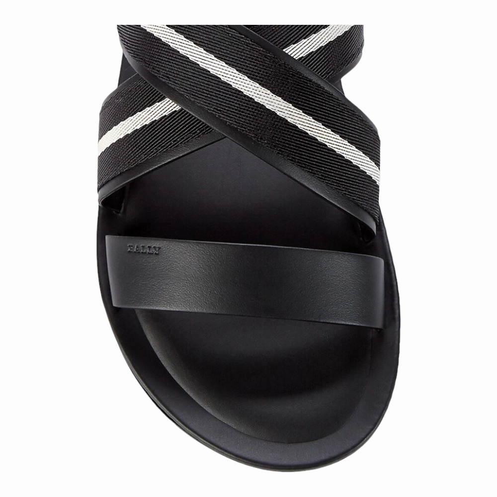 Bally Sasha Men's 6234150 Black Slide Sandals