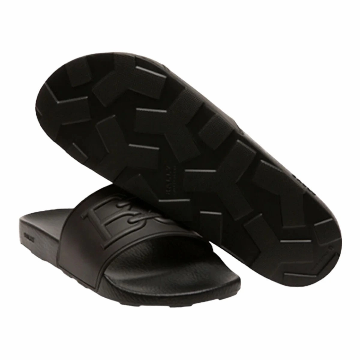Bally Scotty 6300476 Men's Black Rubber Slide Sandals