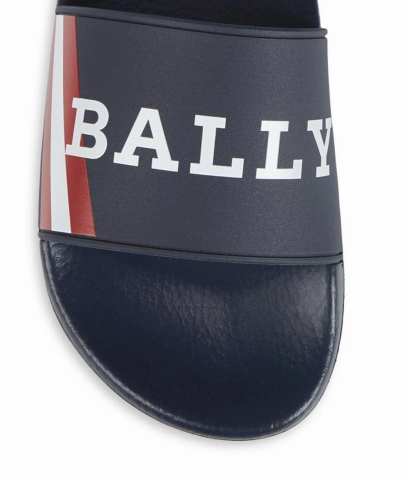 Bally Simon 6234035 Men's Ink Logo Rubber Sandals