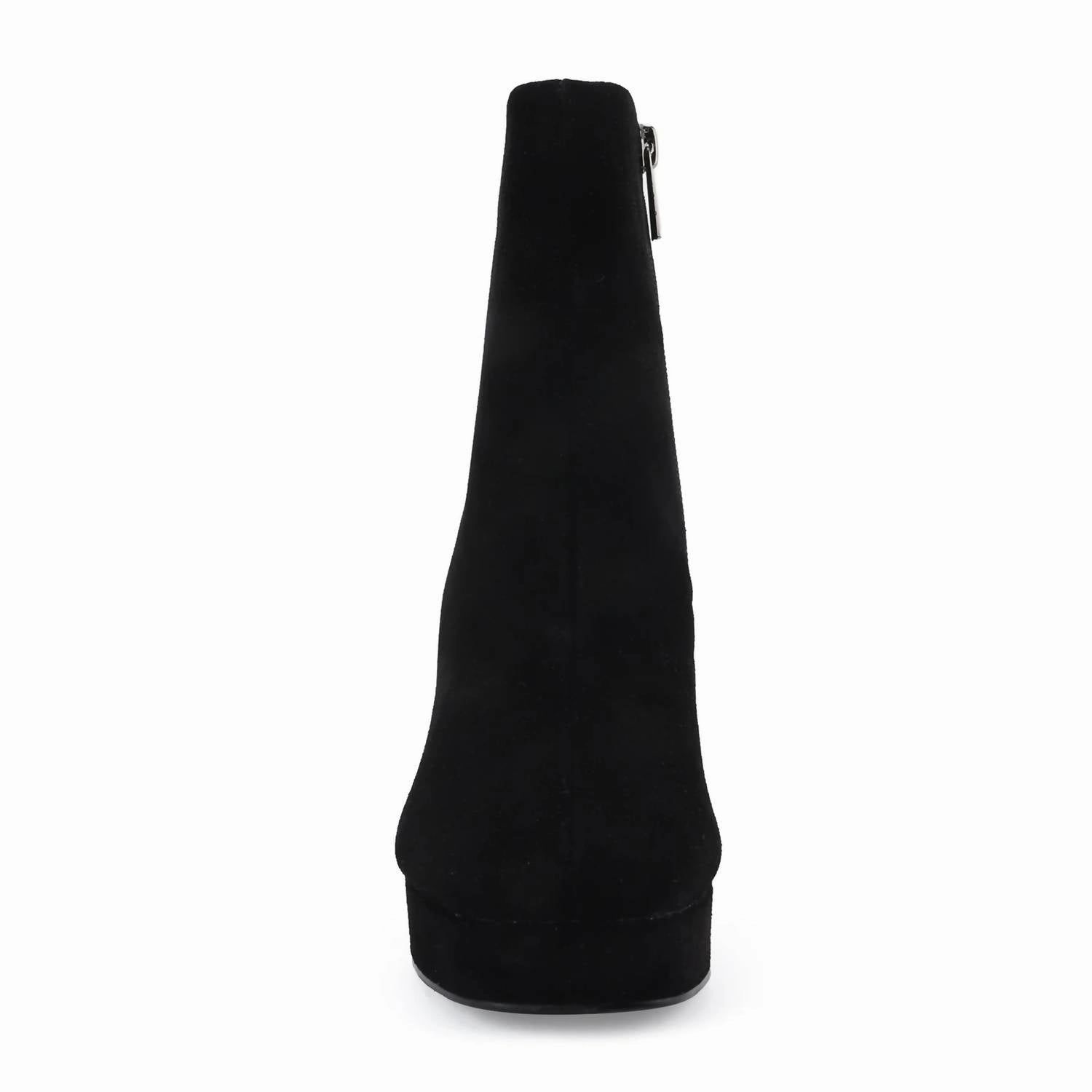 Bayside Suede Boots In Black