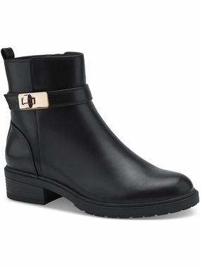 BECCAAP Womens Faux Leather Ankle Boots Hot sale Womens Boots