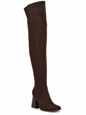 Begone Womens Square Toe Dressy Over-The-Knee Boots High-quality Womens Boots discount