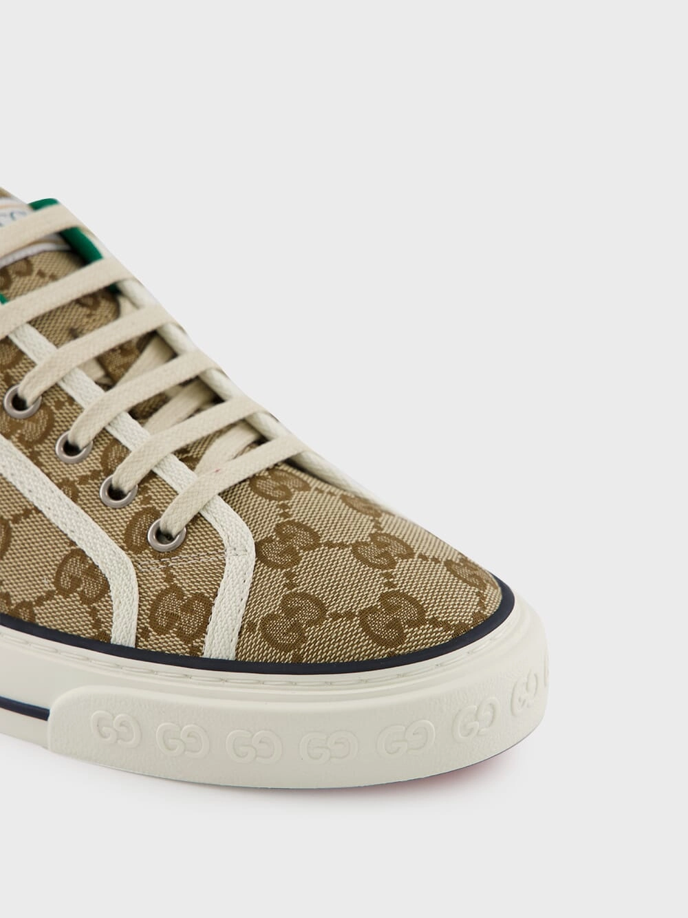 Beige GG Gucci Tennis 1977 Trainer