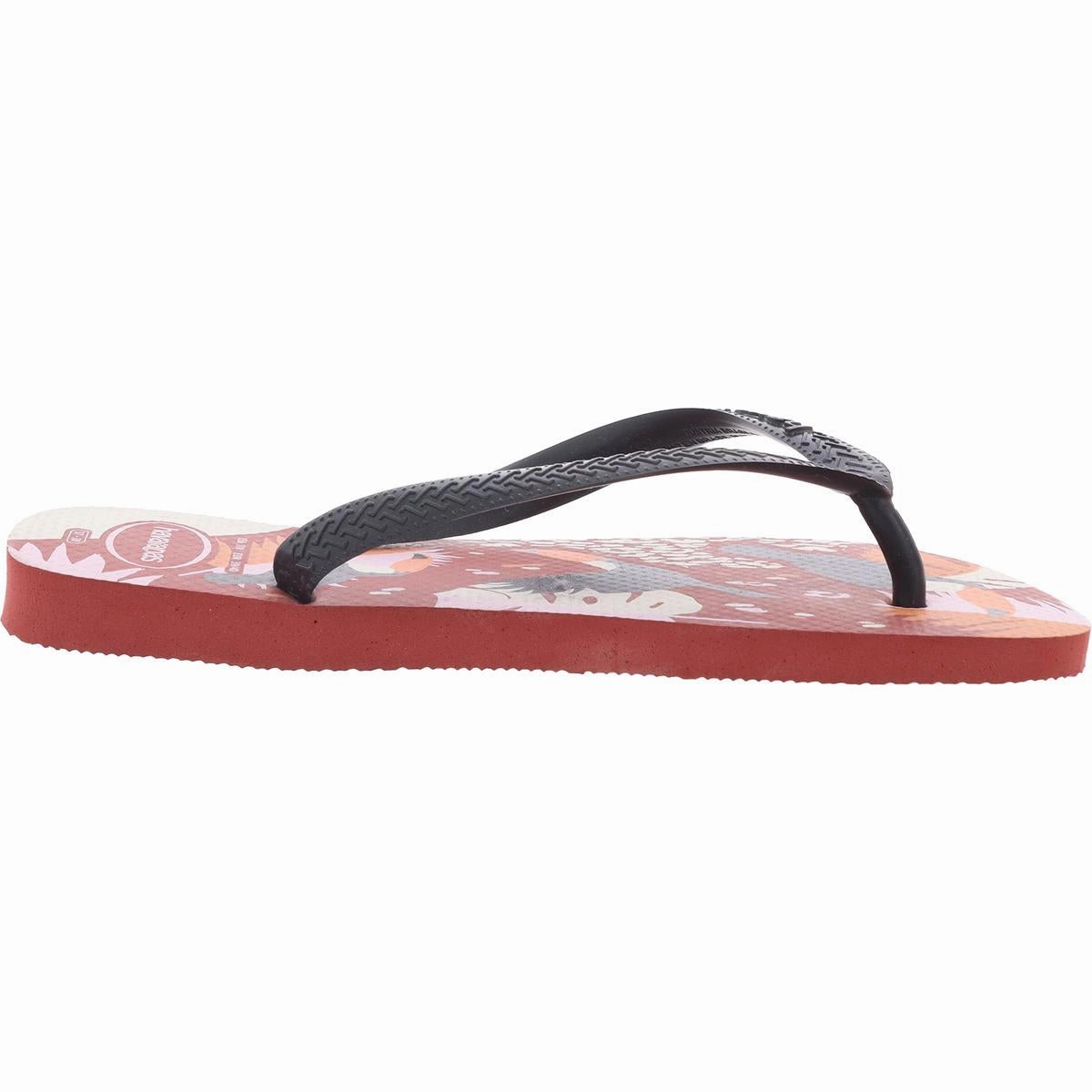 BHFO Womens Animal Print Manmade Flip-Flops