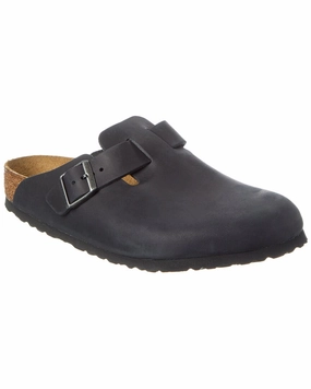 Birkenstock Boston BS Oiled Leather Clog Discount Mens Beach Sandals