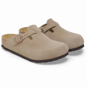 Birkenstock Boston Kids LEVE Taupe Kids Closed Toe Sandals promo