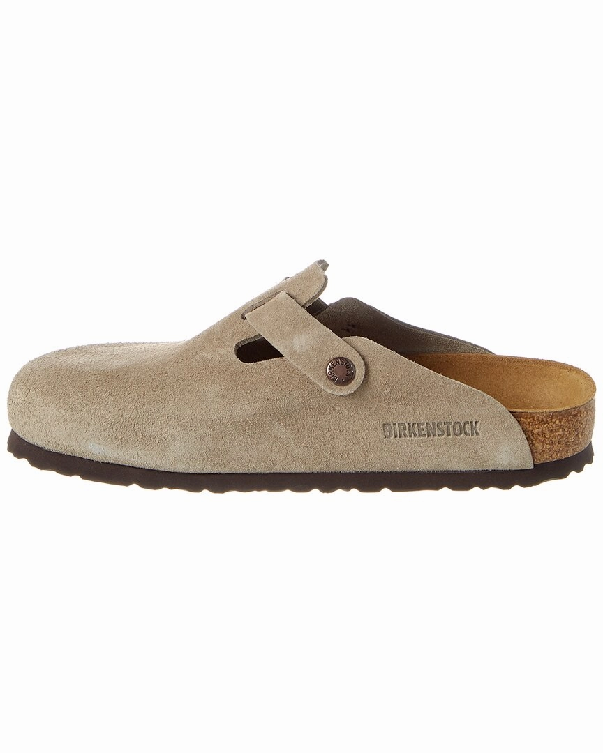 Birkenstock Boston Soft Footbed Suede Leather Clog