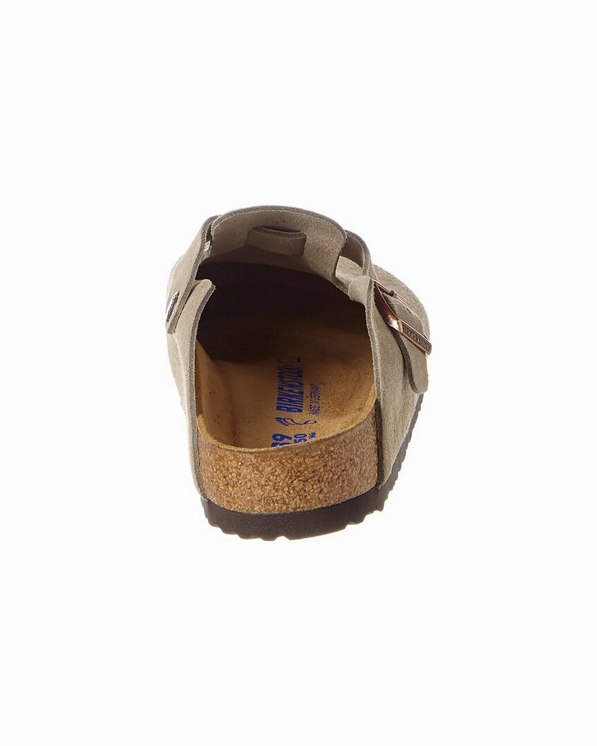 Birkenstock Boston Soft Footbed Suede Leather Clog