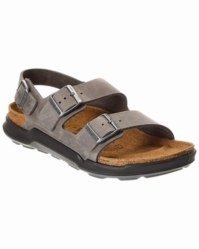 Birkenstock Milano CT Leather Sandal Discount Mens Beach Sandals