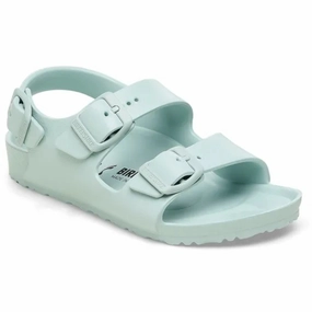 Birkenstock Milano EVA Kids Surf Green Kids Open Sandals cheap sale