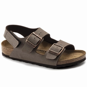 Birkenstock Milano HL Kids BFBC Mocha Sandal Kids Open Sandals cheap sale