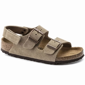 Birkenstock Milano HL Kids VL Taupe Sandal Kids Open Sandals cheap sale