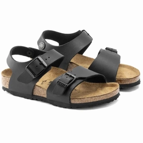 Birkenstock New York Kids BF Black Kids Open Sandals cheap sale