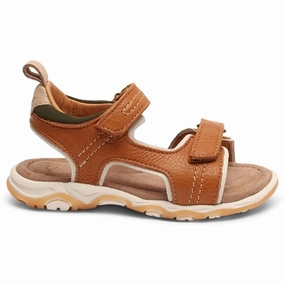 Bisgaard Adam Sandal Cognac Kids Open Sandals cheap sale