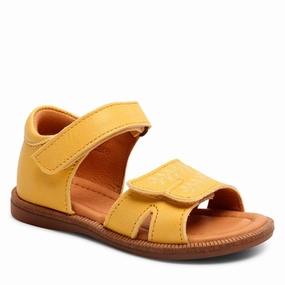Bisgaard Alexa C Sandal Lemon Kids Open Sandals cheap sale