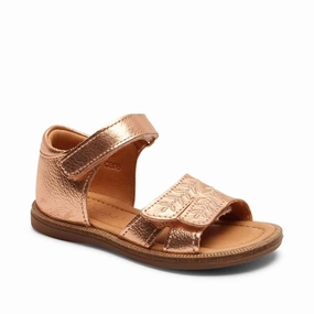 Bisgaard Alexa C Sandal Rose Gold Kids Open Sandals cheap sale