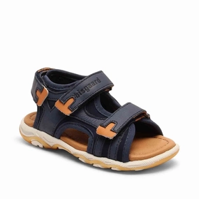 Bisgaard Arno Sandal Navy Kids Open Sandals cheap sale
