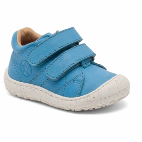 Bisgaard Azure Blue Barefoot Hale V First Step Shoe Kids Velcro Sneakers discount