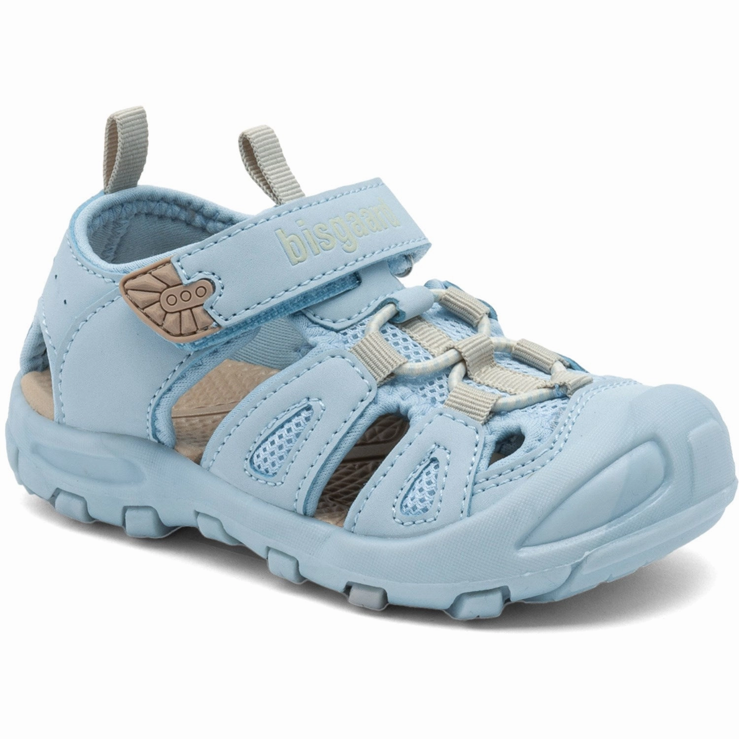 Bisgaard Baby Blue Parker Velcro Shoe Kids Sneakers with Laces sale