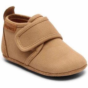 Bisgaard Baby Cotton Home Shoe Camel House Slippers for Kids on sale