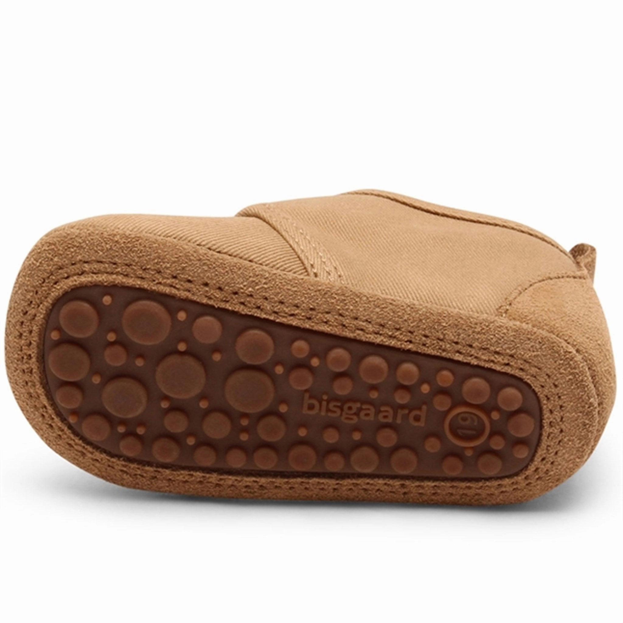 Bisgaard Baby Cotton Home Shoe Camel