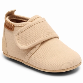 Bisgaard Baby Cotton Home Shoe Creme House Slippers for Kids on sale