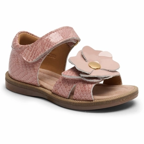 Bisgaard Barbara C Sandal Rose Croco Kids Open Sandals cheap sale