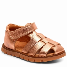 Bisgaard Beka Sandal Rose Gold Kids Closed Toe Sandals promo