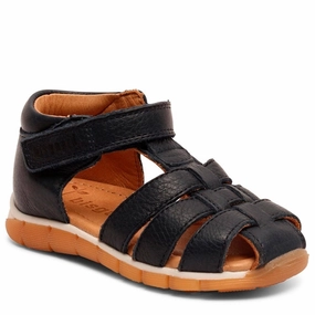 Bisgaard Billie Sandal Navy Kids Closed Toe Sandals promo