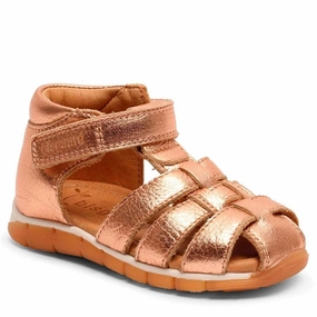 Bisgaard Billie Sandal Rose Gold Kids Closed Toe Sandals promo