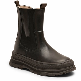 Bisgaard Black Mila Lamb Bootr Kids Chelsea Boots sale