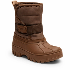 Bisgaard Brown Pacson Vinterstvler Cheap Kids Winter Footwear