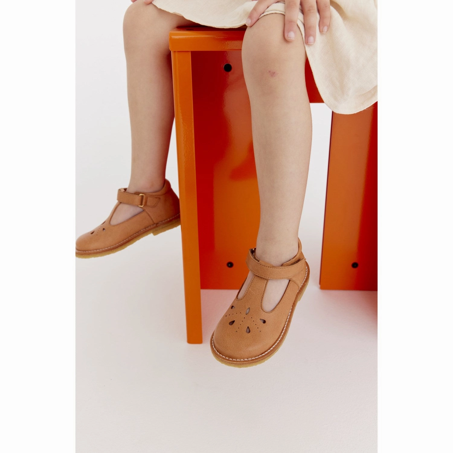 Bisgaard Caramel Noelle First Step Shoe