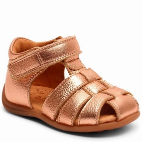 Bisgaard Carly Sandal Rose Gold Kids Closed Toe Sandals promo