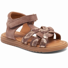 Bisgaard Champagne Taupe Felicia Sandal Kids Open Sandals cheap sale