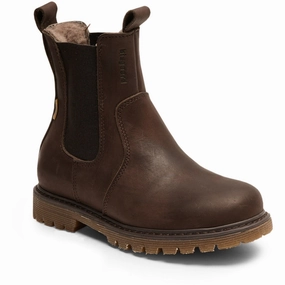 Bisgaard Coffee Neel Tex Bootr Kids Chelsea Boots sale