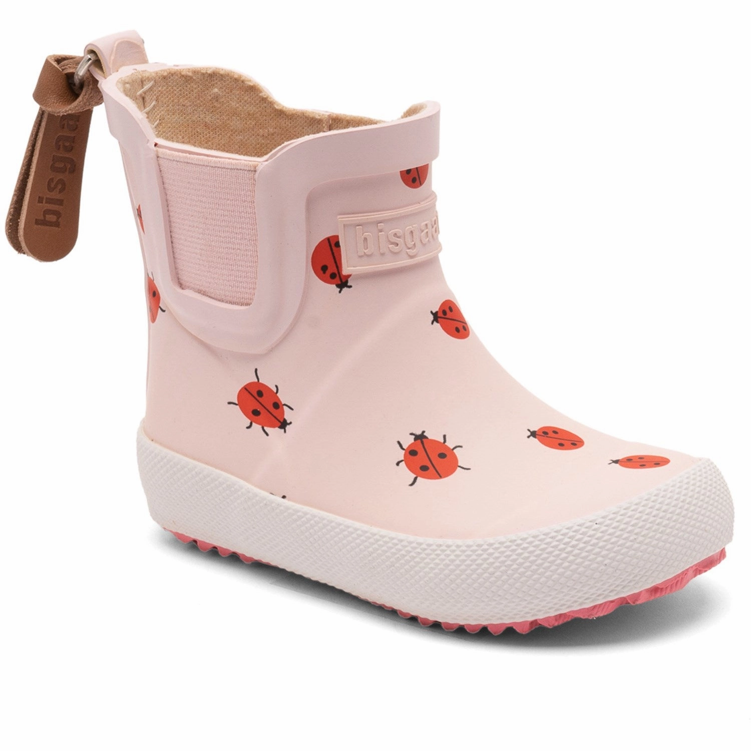 Bisgaard Cute Lady Bug Baby Rubber Boot Kids Rain Boots with free shipping