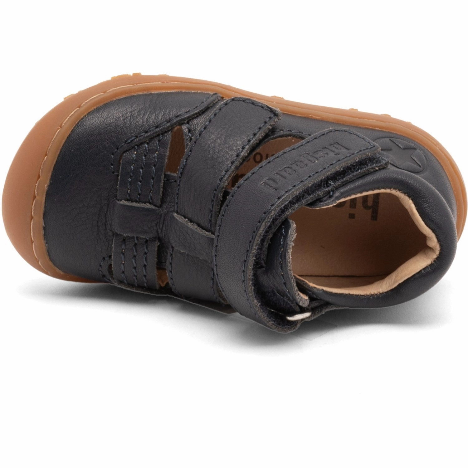 Bisgaard Dark Blue Barefoot Hana First Step Shoe