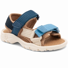 Bisgaard Dark Blue Nico Sandal Kids Open Sandals cheap sale
