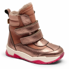 Bisgaard Dorelle Tex Boots Rose Gold Metallic Cheap Kids Winter Footwear