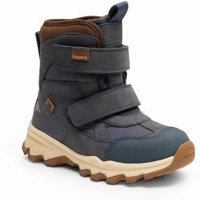 Bisgaard Dusty Blue Edon Tex Vinterstvler Cheap Kids Winter Footwear